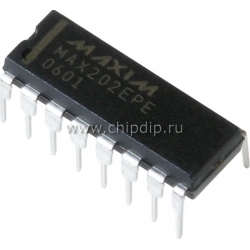 MAX202EPE, RS232 драйвер Ind DIP16