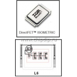 IRF6718L2TRPBF, Nкан 25В 61А DirectFET L6