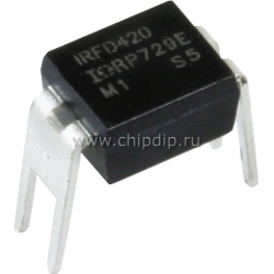 IRFD420, N-кан 500В 0.46А HEXDIP