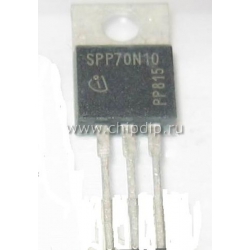 SPP70N10, N-ch 70A 100v 16mOm TO220