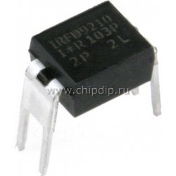 IRFD9210, P MOSFET -200В -0.4А защ