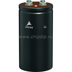 ECAP (К50-35),   3300 мкФ, 450 В, 85°C, 76.9х105.7, LongLife, Screw Terminals (под винт), B43456A5338M000, Конденсатор электролитический алю