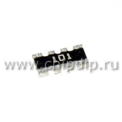 CAY16-101J4  4х100 Ом, ЧИП резисторная сборка (SMD)