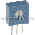 PV34W102   1 кОм (3386W-1-102), резистор подстроечный