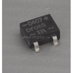 DF06S, Диодный мост, 1А 600В SMD-4