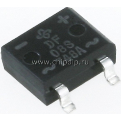 DF08S, Диодный мост, 1А 800В SMD-4